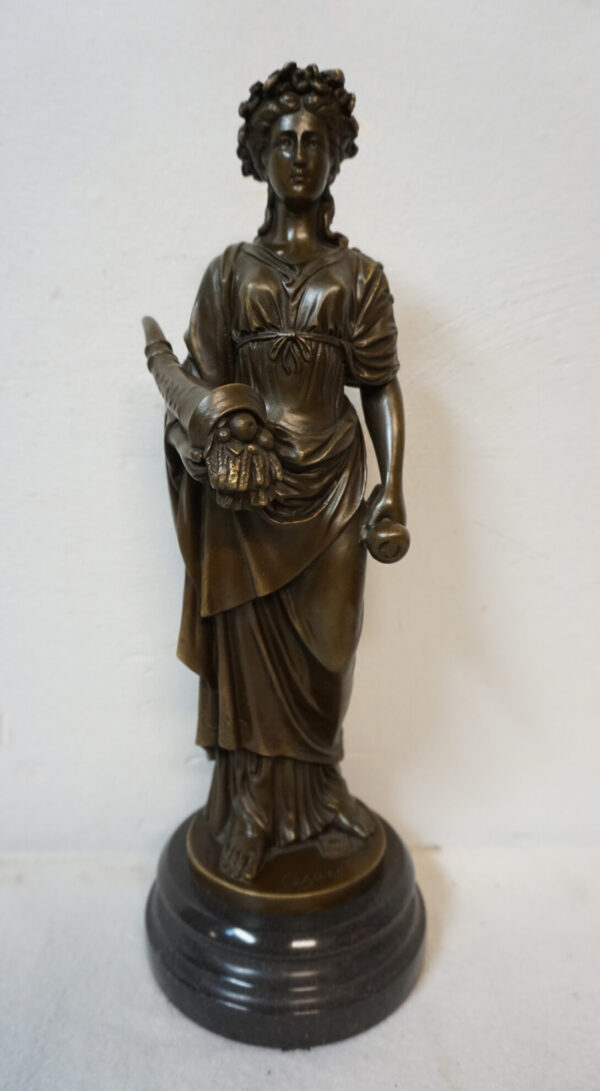 FIGURA Z BRĄZU GRECKA BOGINI