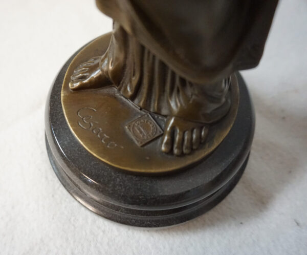 FIGURA Z BRĄZU GRECKA BOGINI