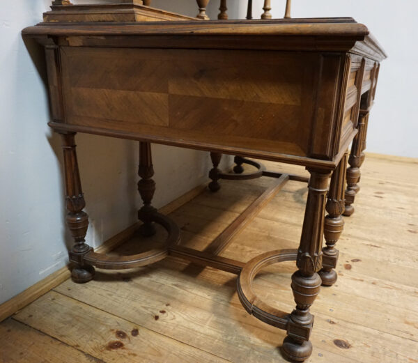 BIURKO LUDWIK Z NADSTAWKĄ ORYGINAŁ PALISANDER!