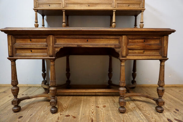 BIURKO LUDWIK Z NADSTAWKĄ ORYGINAŁ PALISANDER!