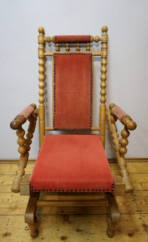 DEKORACYJNY FOTEL BUJANY RÓŻ !!