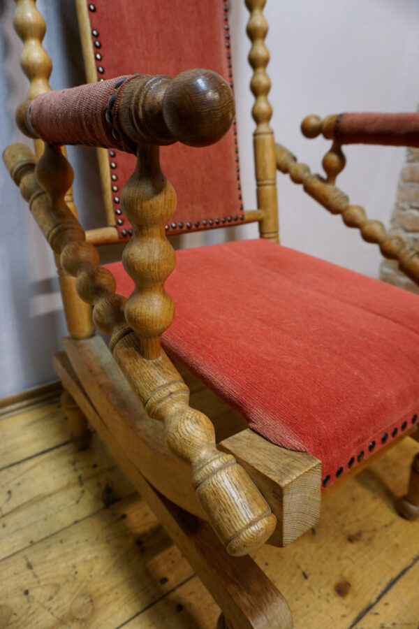 DEKORACYJNY FOTEL BUJANY RÓŻ !!