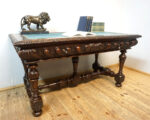 PAŁACOWE BIURKO NEORENESANS ORYGINAŁ !!!