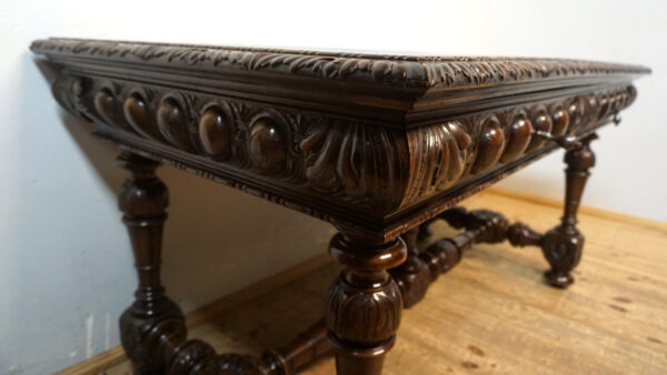 PAŁACOWE BIURKO NEORENESANS ORYGINAŁ !!!