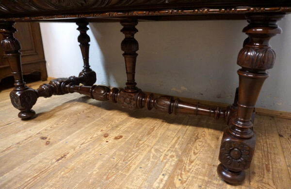 PAŁACOWE BIURKO NEORENESANS ORYGINAŁ !!!