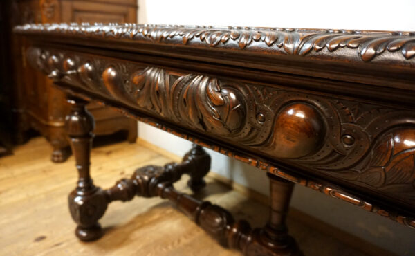 PAŁACOWE BIURKO NEORENESANS ORYGINAŁ !!!