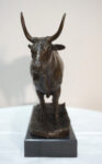 FIGURA Z BRĄZU DORODNY BYK BULL