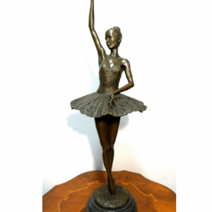 FIGURA Z BRĄZU BALERINA BALETNICA WYS 66cm