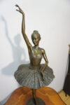FIGURA Z BRĄZU BALERINA BALETNICA WYS 66cm