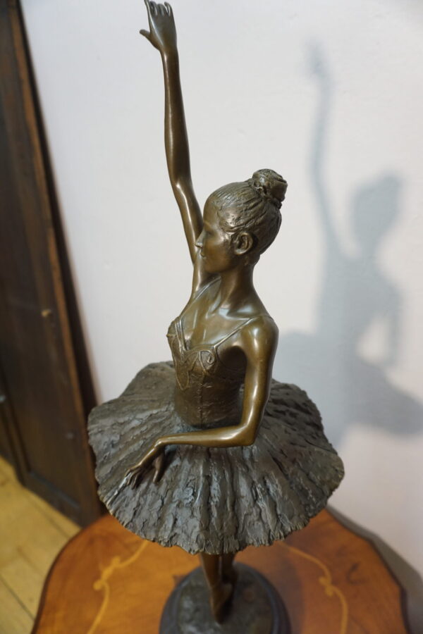 FIGURA Z BRĄZU BALERINA BALETNICA WYS 66cm