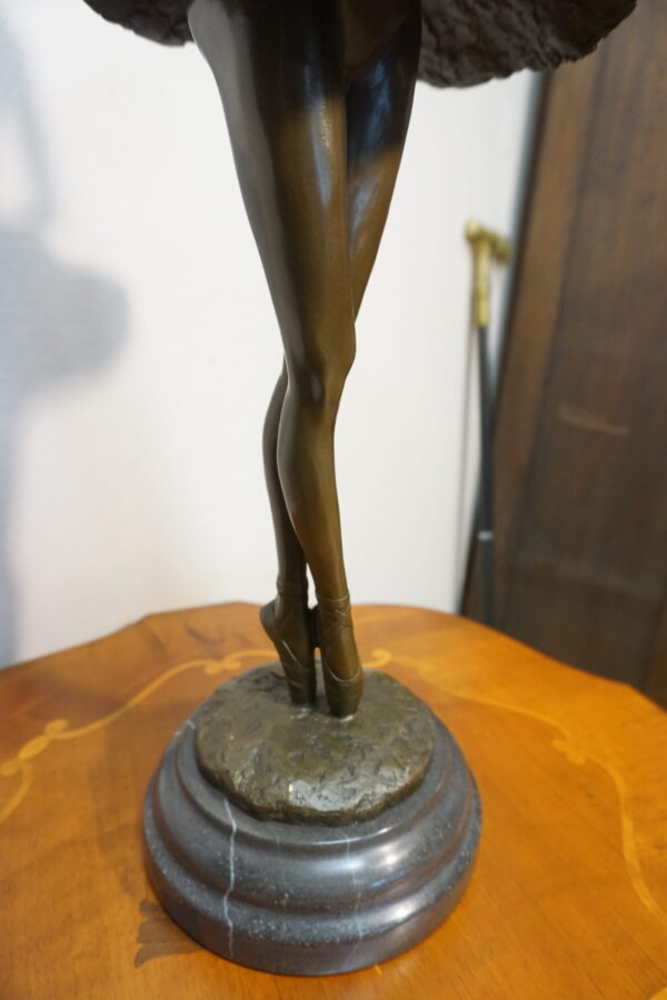 FIGURA Z BRĄZU BALERINA BALETNICA WYS 66cm