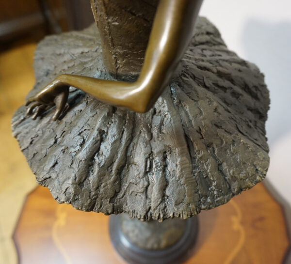 FIGURA Z BRĄZU BALERINA BALETNICA WYS 66cm