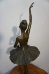 FIGURA Z BRĄZU BALERINA BALETNICA WYS 66cm