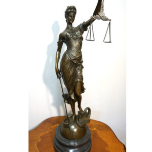 TEMIDA BOGINI SPRAWIEDLIWOŚCI Z BRĄZU 62cm