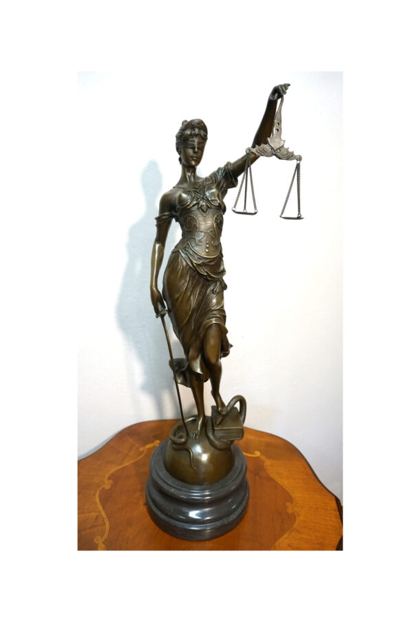 TEMIDA BOGINI SPRAWIEDLIWOŚCI Z BRĄZU 62cm