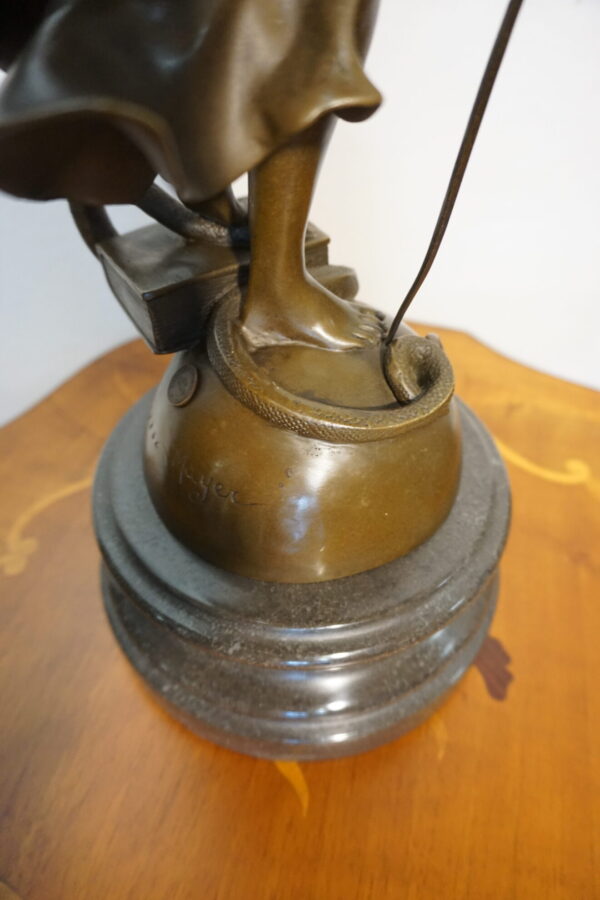 TEMIDA BOGINI SPRAWIEDLIWOŚCI Z BRĄZU 62cm