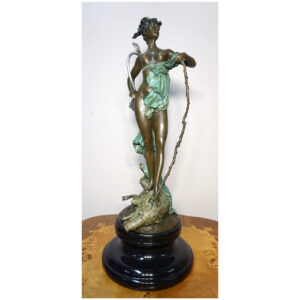 FIGURA Z BRĄZU DIANA BOGINI MYŚLIWYCH