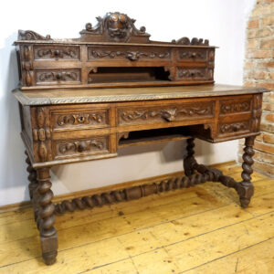 STARE BIURKO NEORENESANS RZEŹBIONE !!