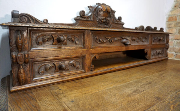 STARE BIURKO NEORENESANS RZEŹBIONE !!