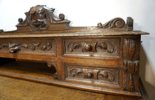 STARE BIURKO NEORENESANS RZEŹBIONE !!