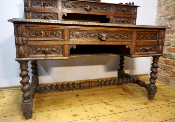 STARE BIURKO NEORENESANS RZEŹBIONE !!