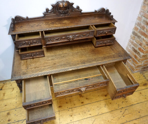 STARE BIURKO NEORENESANS RZEŹBIONE !!