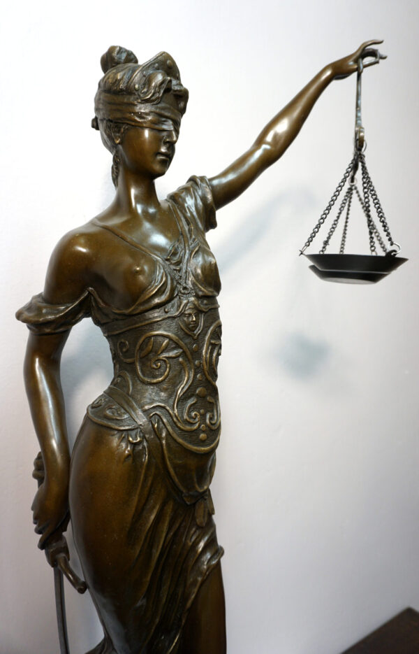 TEMIDA BOGINI SPRAWIEDLIWOŚCI Z BRĄZU WYS102cm