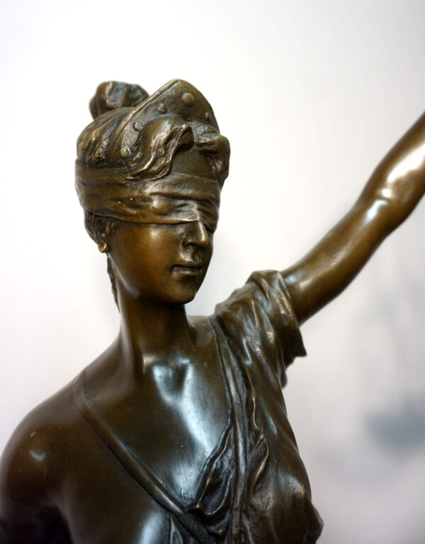 TEMIDA BOGINI SPRAWIEDLIWOŚCI Z BRĄZU WYS102cm