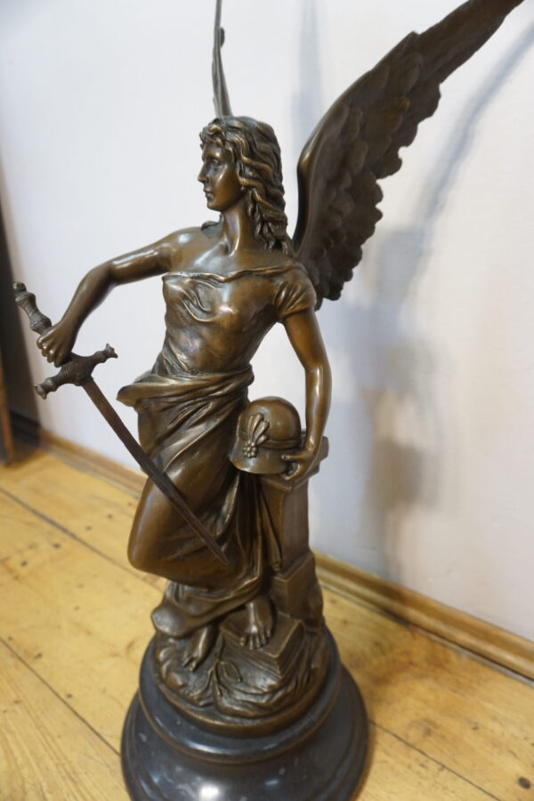 DUŻA FIGURA Z BRĄZU BOGINI MINERVA 73cm !!