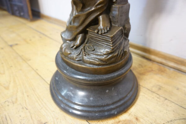 DUŻA FIGURA Z BRĄZU BOGINI MINERVA 73cm !!