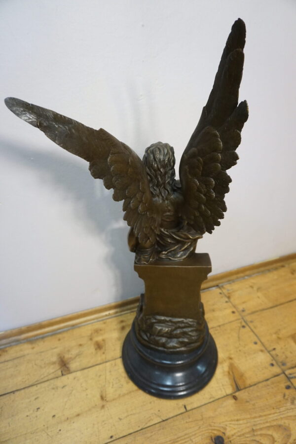 DUŻA FIGURA Z BRĄZU BOGINI MINERVA 73cm !!