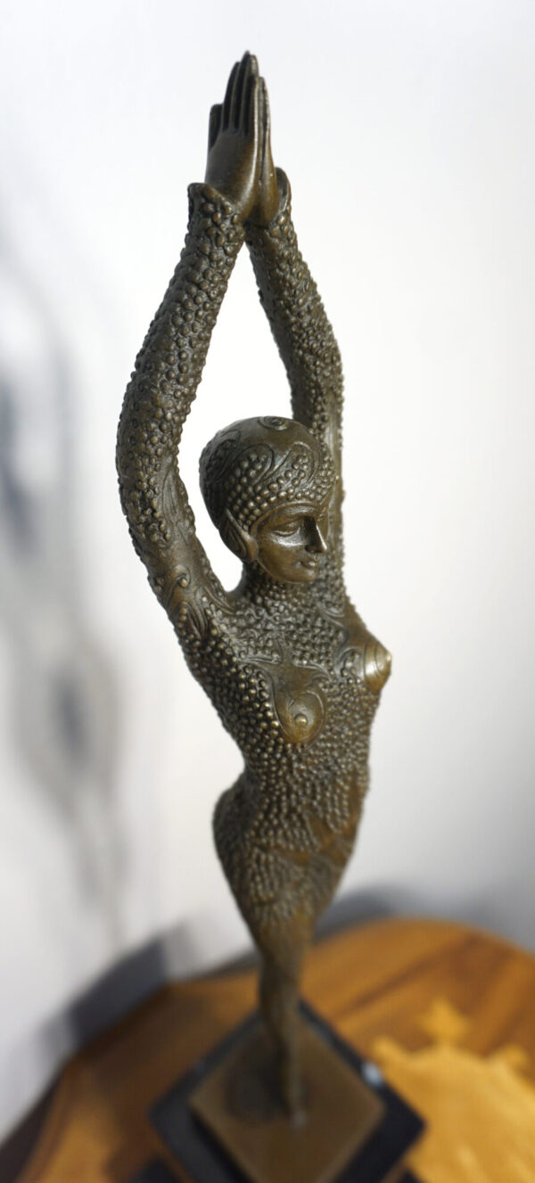 FIGURA Z BRĄZU EGIPSKA TANCERKA