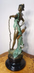 FIGURA Z BRĄZU DIANA BOGINI MYŚLIWYCH