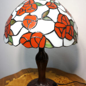 Lampa Witrażowa Styl Tiffany RÓŻE !!
