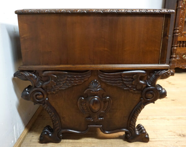 GABINETOWE RZEŹBIONE BIURKO GRYFY !!