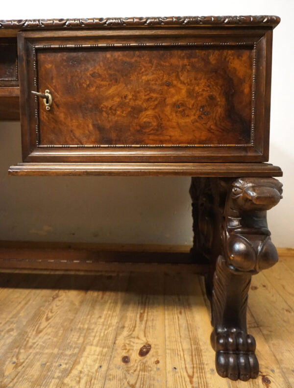 GABINETOWE RZEŹBIONE BIURKO GRYFY !!