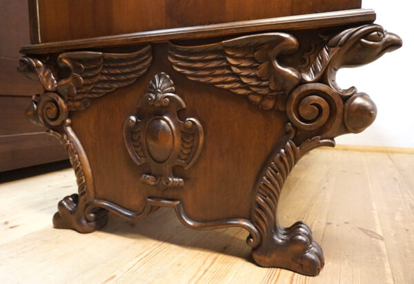 GABINETOWE RZEŹBIONE BIURKO GRYFY !!