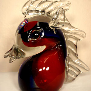 SZKŁO MURANO, FIGURA GŁOWA KONIKA