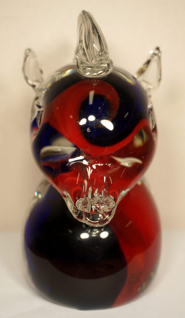 SZKŁO MURANO, FIGURA GŁOWA KONIKA