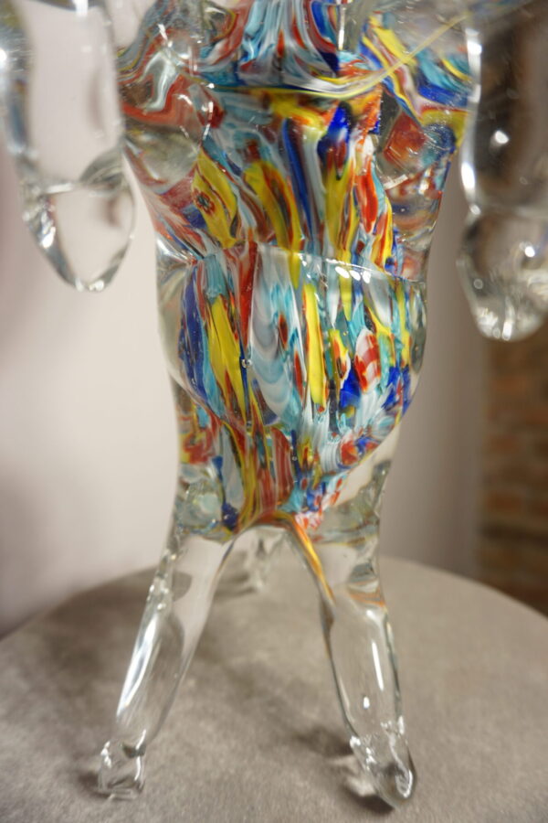 SZKŁO MURANO, FIGURKA KONIA NA DWÓCH KOPYTACH!