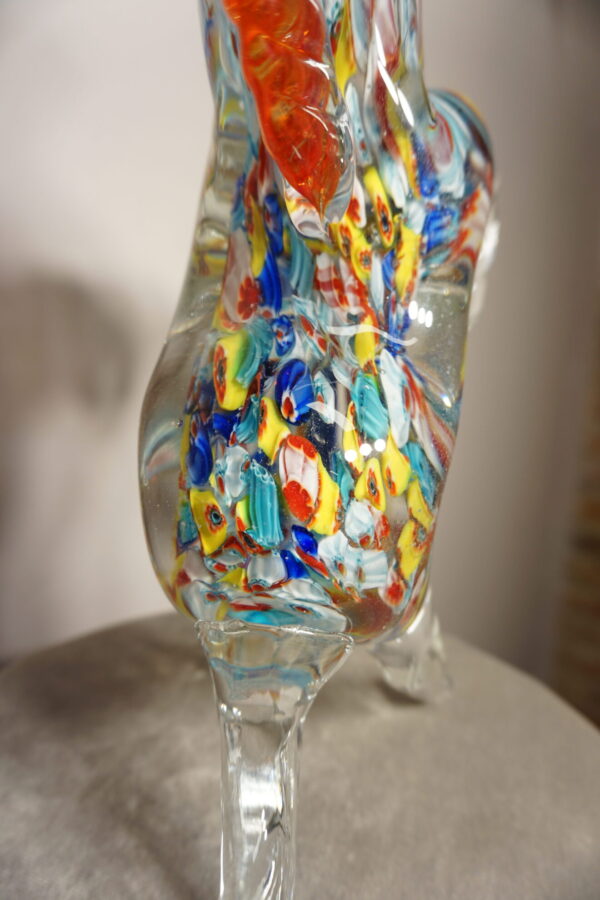 SZKŁO MURANO, FIGURKA KONIA NA DWÓCH KOPYTACH!