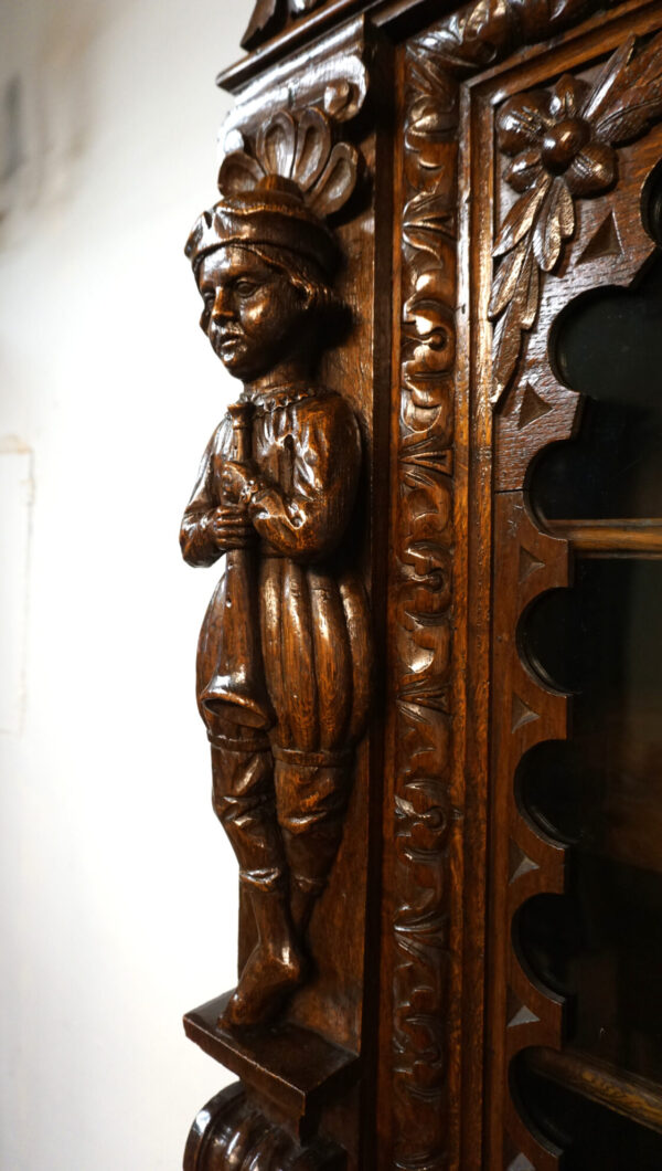 STARY KREDENS FIGURALNY NEORENESANS ORYGINAŁ