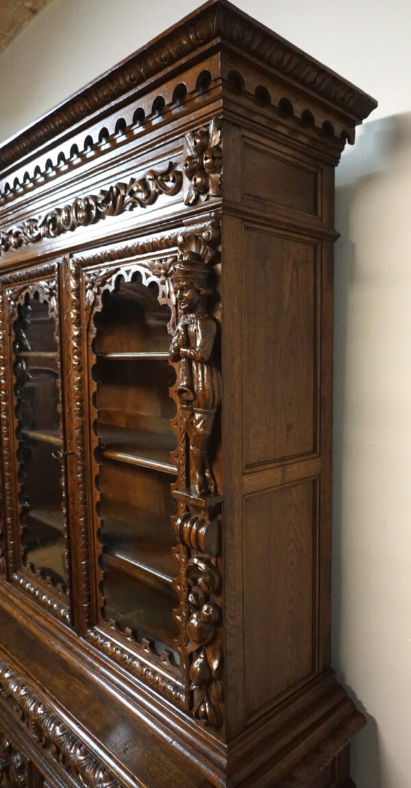 STARY KREDENS FIGURALNY NEORENESANS ORYGINAŁ