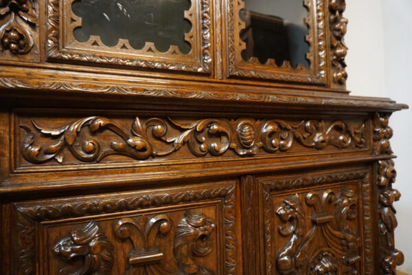 STARY KREDENS FIGURALNY NEORENESANS ORYGINAŁ