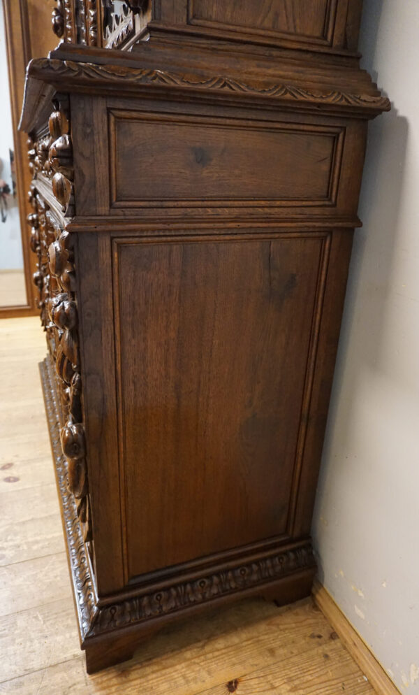 STARY KREDENS FIGURALNY NEORENESANS ORYGINAŁ