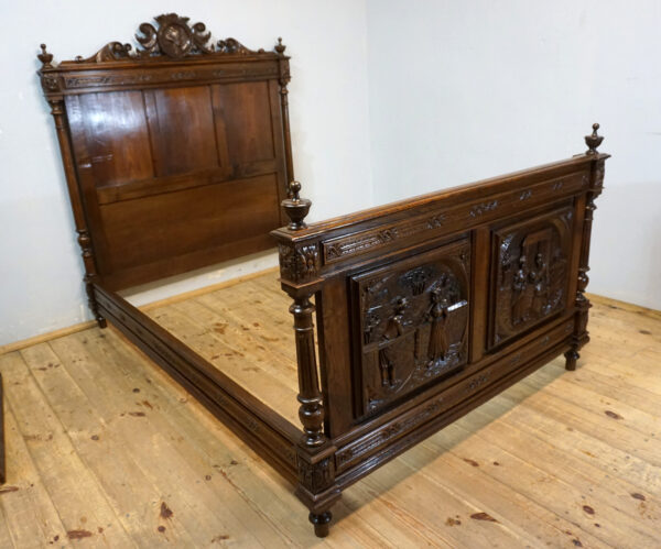 BRETOŃSKIE ŁOŻE RZEŹBIONE ORYGINAŁ !!