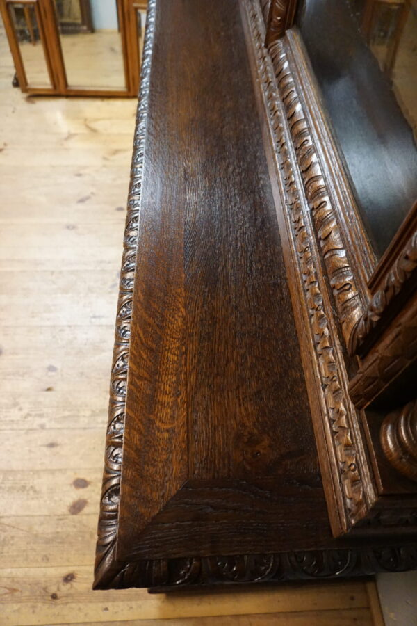 WIELKI STARY KREDENS BIBLIOTECZKA FRANCJA MASZKARONY szer.-172cm