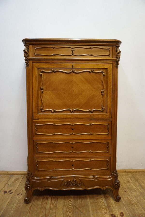 SEKRETERA SEKRETARZYK LUDWIK PIĘKNA FORMA PĘKATA