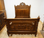 PIĘKNE BRETOŃSKIE ŁOŻE RĘCZNIE RZEŹBIONE ORYGINAŁ !!