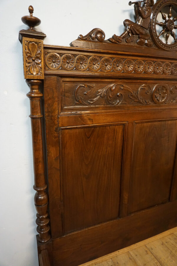 PIĘKNE BRETOŃSKIE ŁOŻE RĘCZNIE RZEŹBIONE ORYGINAŁ !!